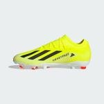 Adidas Unisex-Adult X Crazyfast League Firm Ground, Team Solar Yellow/Black/White, 10.5
