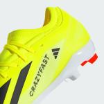 Adidas Unisex-Adult X Crazyfast League Firm Ground, Team Solar Yellow/Black/White, 10.5