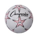 Champion Sports Viper Soccer Ball, Size 4 – Soft Touch TPU Cover, Airlock Bladder – Ages 8-12 – Red/Black/White