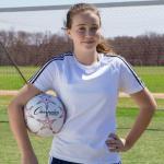 Champion Sports Viper Soccer Ball, Size 4 – Soft Touch TPU Cover, Airlock Bladder – Ages 8-12 – Red/Black/White