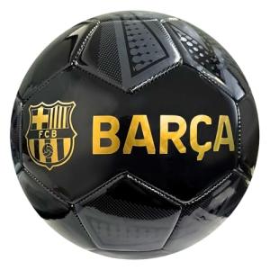 Icon Sports Officially Licensed FC Barcelona Soccer Ball - FCB95BL Black Size 5