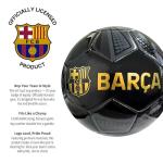 Icon Sports Officially Licensed FC Barcelona Soccer Ball - FCB95BL Black Size 5