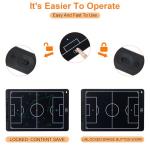 16 inch LCD Soccer Coaching Board, Magnetic Electronic Soccer Coach Board, Soccer Strategy Board with Stylus Pen, Dry Erase Markers and Carry Bag, Tactical Board Training Equipment
