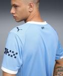 Men’s Manchester City FC 2025/26 Replica Home Soccer Jersey - Team Light Blue - Size: M