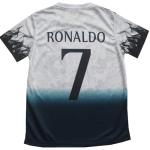 Pitch and Trek Ronaldo Madrid #7 Special Dragon Limited Edition Kids Soccer Jersey Shirts Football Futbol Socks Gift Set Youth Sizes(White,26)