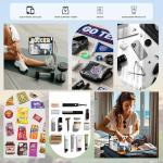 Soccer Gifts Makeup Bag with Chenille Letter Patch, for Boys 8-12 Football Stuff Kids Soccers Bag coach gifts Soccer Training Equipment Chenille Letter Clear Zipper Toiletry Pouch