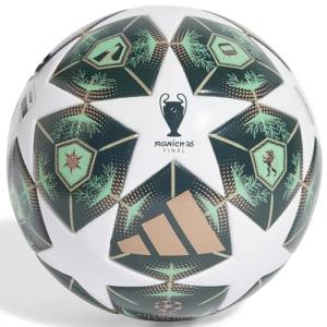adidas UCL League Ball - Seamless Surface, FIFA Approved, Professional Training and Match Ball, Sizes 4-5 (White/Shadow Green/Solar Slime, 5)