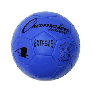 Champion Sports Extreme Series Soccer Ball, Size 4 - Youth League, All Weather, Soft Touch, Maximum Air Retention - Kick Balls for Kids 8 - 12 - Competitive and Recreational Futbol Games, Blue