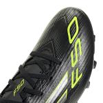 Adidas Unisex-Adult F50 Club Firm Ground/Multi Ground, Black/Iron Metallic/Lucid Lemon, 9.5