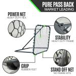 QuickPlay PRO Adjustable Angle Soccer Rebounder Net