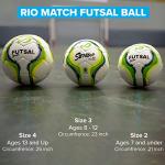 SENDA Rio Fair Trade Futsal Ball - Size 3
