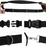 ANPOPO Bfsmile Running Speed Training 56" Parachute with Adjustable Strap, Free Carry Bag. Speed Chute Resistance Running Parachute for Kids Youth and Adults (Black)