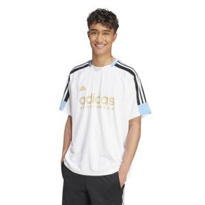 adidas Men's House of Tiro Nations Pack T-Shirt, White/Light Blue/Black