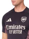 adidas Men's Arsenal FC 24/25 Training Jersey, Aurora Black