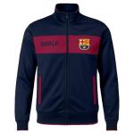 Icon Sports FC Barcelona Jacket – Official Men’s Casual Full Zip Up Track Jackets Barca FCB World Soccer Football Club FCB52TJ-N, XL