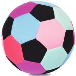 KUYOTQ Soft Fabric Indoor Size 4 Soccer Ball, Kids Youth Training Practice Ball, Lightweight Cloth Soccer Ball for Toddlers, Beginners, Living Room Bedroom Play