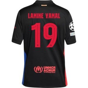 Lamine Yamal Away Kit Soccer Jersey Fan Version (US, Alpha, Medium, Regular, Regular, Home)
