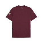Men’s Manchester City FC 2024/25 Replica Third Soccer Jersey - Burgundy - Size: M