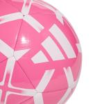 adidas Unisex Starlancer Club Soocer Ball, Solar Pink/White, 5