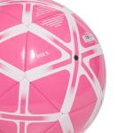 adidas Unisex Starlancer Club Soocer Ball, Solar Pink/White, 5
