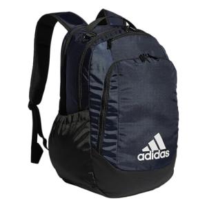 adidas Defender Sports Backpack with Shoe Compartment, Soccer Bag, Team Navy Blue, One Size