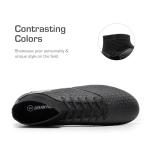 DREAM PAIRS Men's High Tops Lace Up Soccer Cleats, Lightweight Professional Athletic Football Cleats Mens Athletic Shoes for Training Soccer,Size 8.5,Black,SDSC2407M