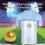 Official Argentina 2022 World Cup Fan Soccer Jersey (Argentina, X-Large)