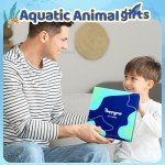 HAPPYPOP Kids Turtle Gifts Boys - Funny Socks for Kids 7-9 Years, Boys Novelty Socks Childrens Sea Turtle Socks