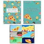 Dsia Zamur 6 Pack Boys Girls Novelty Food Socks + Gift Box, Kids Colorful Athletic Calf Crew Socks for Children Sons Pizza Pineapple Pumpkin Pie Sushi Popcorn Hot Dog Lovers