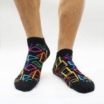 GLCMXMART Mens Ankle Socks, Fun Crazy Funny No Show Low Cut Novelty Cute Funky Colorful Silly Cool Pattern Wanky Goofy Character Unique Weird Graphic Food Socks