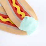 GLCMXMART Mens Ankle Socks, Fun Crazy Funny No Show Low Cut Novelty Cute Funky Colorful Silly Cool Pattern Wanky Goofy Character Unique Weird Graphic Food Socks