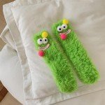 TFTSR Crazy Funny Fuzzy Silly Socks for Kids Women,Girls Fluffy Slipper Novelty Fun Socks,Boy Men Cute Cozy Soft Animal Socks