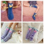 TFTSR Crazy Funny Fuzzy Silly Socks for Kids Women,Girls Fluffy Slipper Novelty Fun Socks,Boy Men Cute Cozy Soft Animal Socks