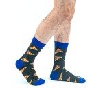 BONANGEL Mens Dress Socks Fun Funny Colorful Crazy Crew Dress Socks For Men 9-12