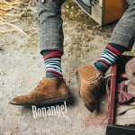 BONANGEL Fun Socks, Cool Cute Food Graphic Animal Novelty Crazy Funny Crew Dress Socks for Men