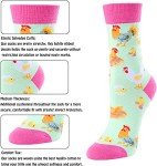 Cute Animal Socks for Kids, Funny Gifts for Girls 4-6 Years Old, Novelty Pug Chicken Bee Sloth Socks