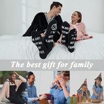 Zicozy Birthday Gifts for Men Dad Father Husband Grandpa Mens Socks Gifts For Him, Funny Socks Ideas for Fathers Day