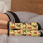FUNCOOLCY Kung Fu Cat Socks For Men Women Funny Novelty Crew Socks Gifts