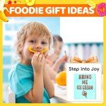 HAPPYPOP Kid's Funny Gifts Crazy Silly Socks, Novelty Socks Boys Girls 7-10 Years, Ice Cream Socks
