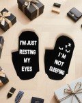 Father's Day Gifts From Daughter Wife Son Kids- Personalized Fathers Day Gift For Dad Papa Stepdad, Funny Men Socks For Him Dad