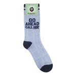 FUNATIC Go Ahead Call HR Funny Socks About Work for Men Women Adult | Funny Human Resources Gift Idea with Saying | Office Job Party Coworker Boss Friend Present | Office Meeting Attire Accessories