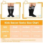 Rainbow Crazy Socks for Kids Toddler Silly Knee High Boys Girls Striped Cotton Colorful Socks for Child 3-6 Years