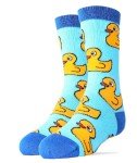JYinstyle Kids Novelty Funny Cute Crew Socks, Crazy Silly Cool Cotton Dress Socks for Boys and Girls, Duckies