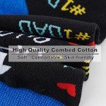 BONANGEL Dad Socks Mens Funny Novelty Crazy Funky Socks Best Gifts for Father’s Day Birthday Christmas from Daughter Son