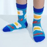 Crazy Socks for Kids Boys Socks 10-12 Years Old Silly Funny School Dress 6-8 Fun Pizza Sock Birthday Christmas Gift