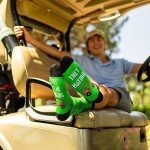 Lavley Funny Golf Socks for Men - They See Me Rolling, They Hating Golf Cart Socks - Unique Gift for Golfers, Dad, or Friends - Novelty Gifts for Him - One Size Fits Most
