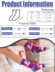 Anlisim Girls Kids Fashion Cotton Crew Cute Unicorn Shorty Socks 6 Pack Gift Stocking Stuffer (Unicorn-A, 5-8 Years Old)