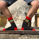 VICRAZY Father's Day Gifts From Daughter Or Son - Funny Dad Socks, Father Birthday Gift, Funny Socks For Men, Grandpa Father's Day Gift, Cool Gifts For Dads, Unique Present For Men