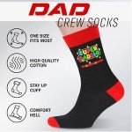 VICRAZY Father's Day Gifts From Daughter Or Son - Funny Dad Socks, Father Birthday Gift, Funny Socks For Men, Grandpa Father's Day Gift, Cool Gifts For Dads, Unique Present For Men