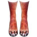 Animal Cat Dog Paw Socks Funny Christmas Gift Stocking Stuffers for Men Women Teens